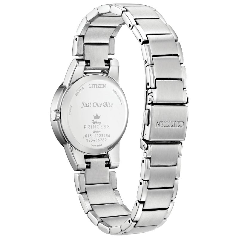 Women's Citizen Watch Silver Louisville Cardinals Eco-Drive White Dial Stainless Steel