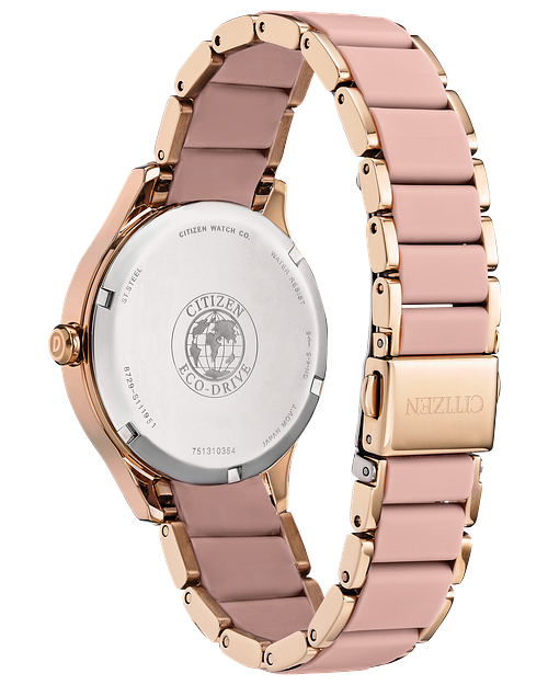 Citizen AR Ladies Eco-Drive Rose Gold Stainless Steel Watch | CITIZEN