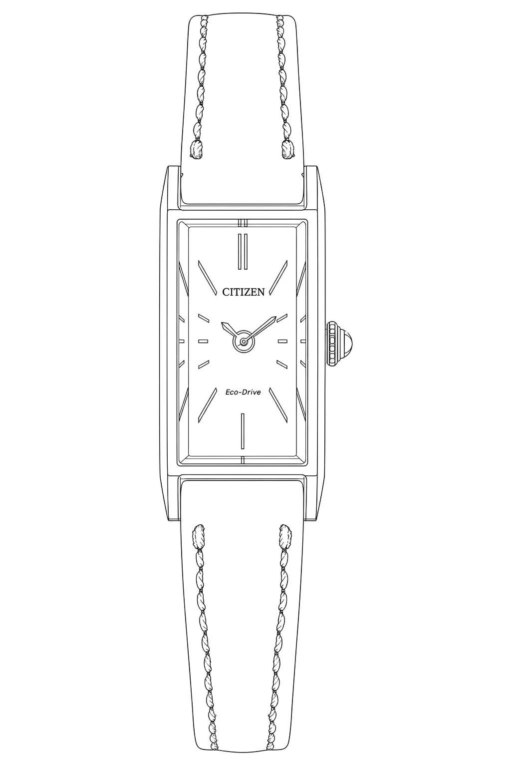 Watch technical diagram