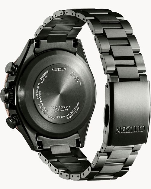 Attesa Black Dial Super Titanium Bracelet CC4016-67E | CITIZEN