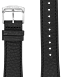Black Textured Leather Strap