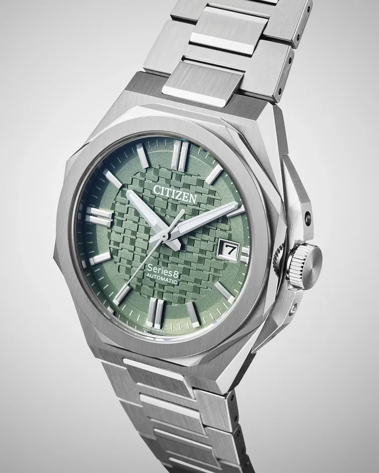 Series8 Green Dial Stainless Steel Bracelet NB6080-51W | CITIZEN Series8 Green Dial Stainless Steel Bracelet NB6080-51W | CITIZEN