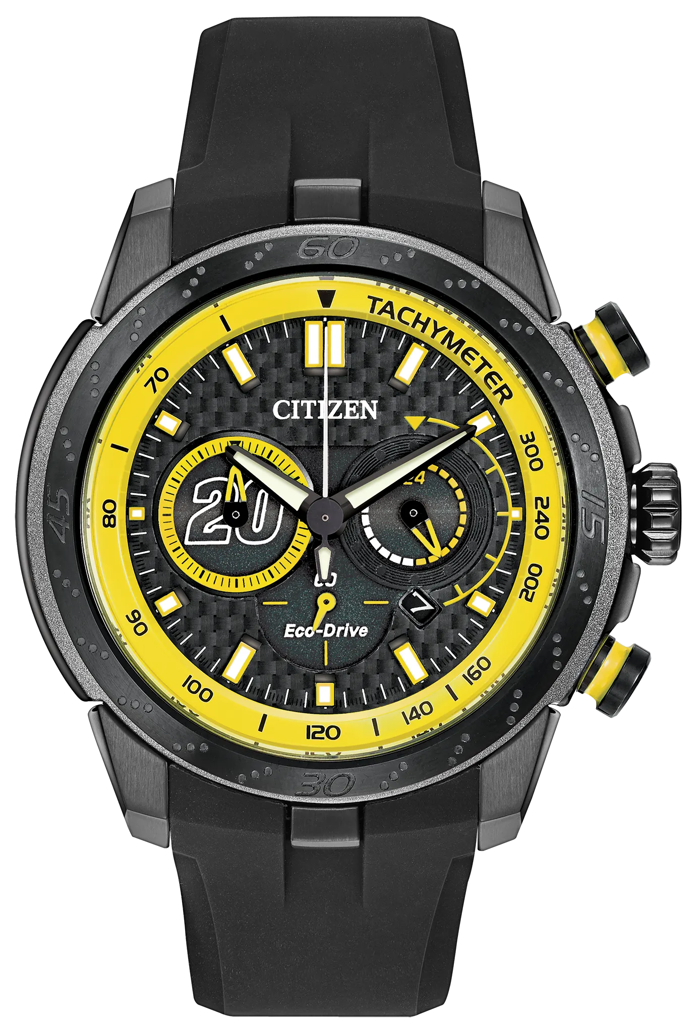 Ecosphere Black Dial Polyurethane Strap CA4159-03E | CITIZEN