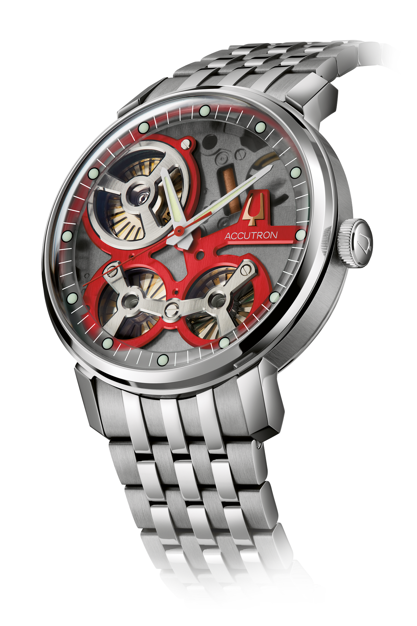 Accutron Bulova Unique Designer Solid YG Rare Men's Wrist Watch - $10K