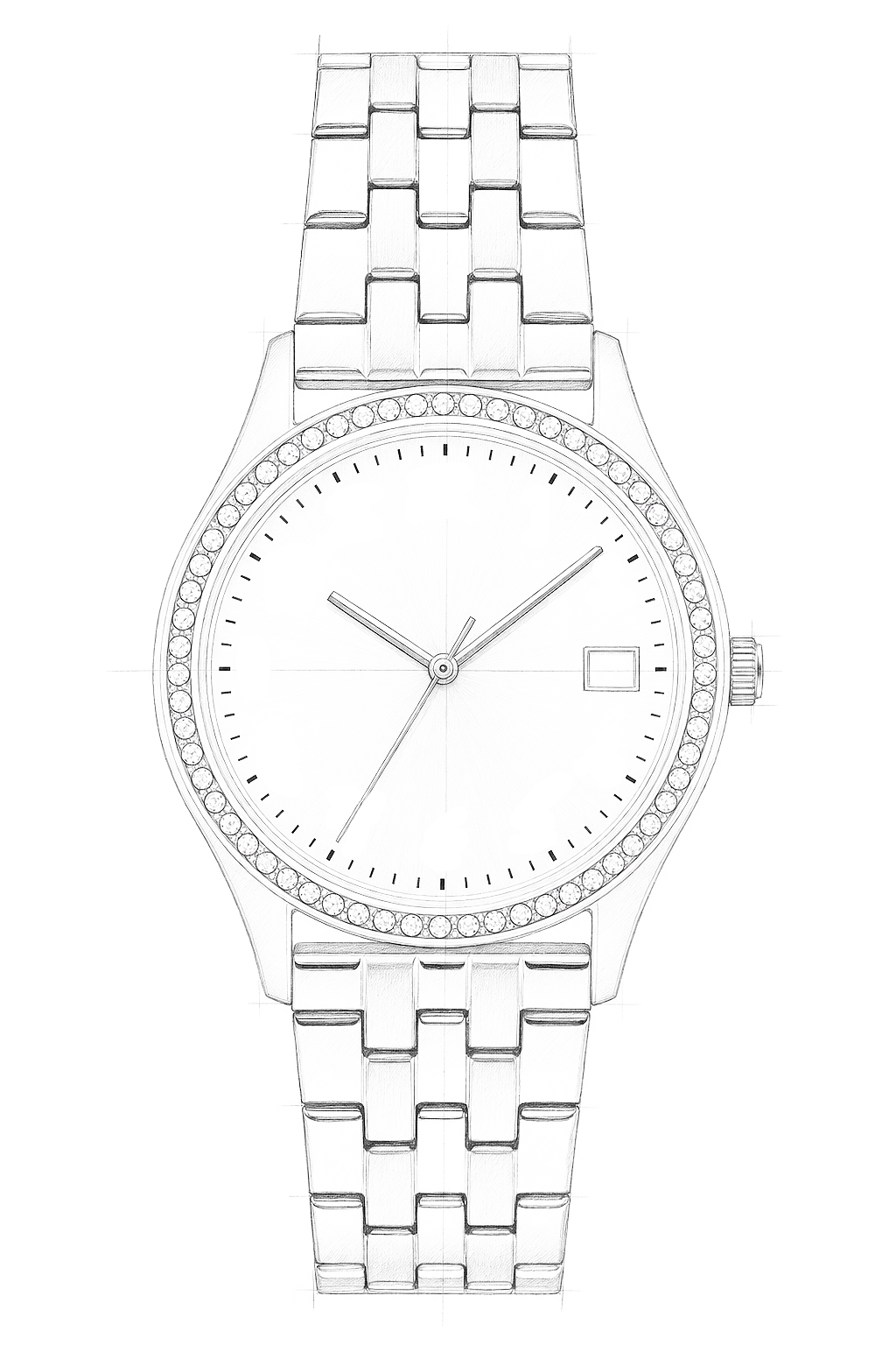 Watch technical diagram
