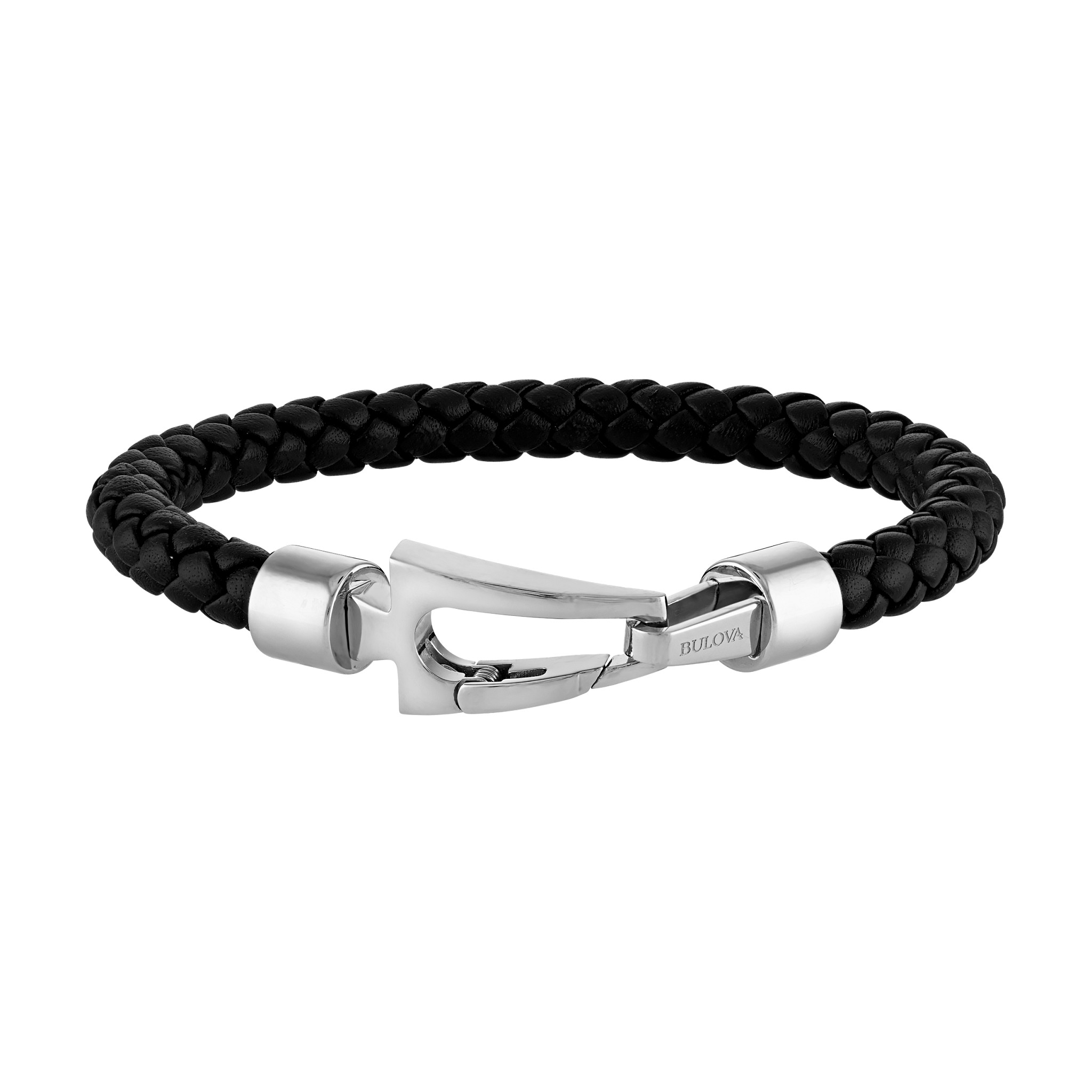 bulova leather bracelet