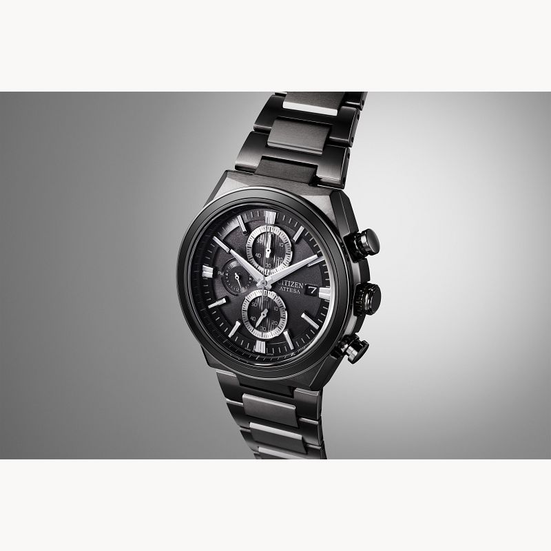 Attesa Gray Dial Super Titanium Bracelet CA0835-61H | CITIZEN