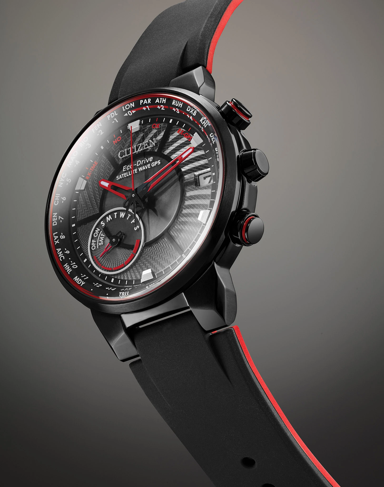 Citizen Satellite Wave GPS Freedom Eco-Drive Black Watch