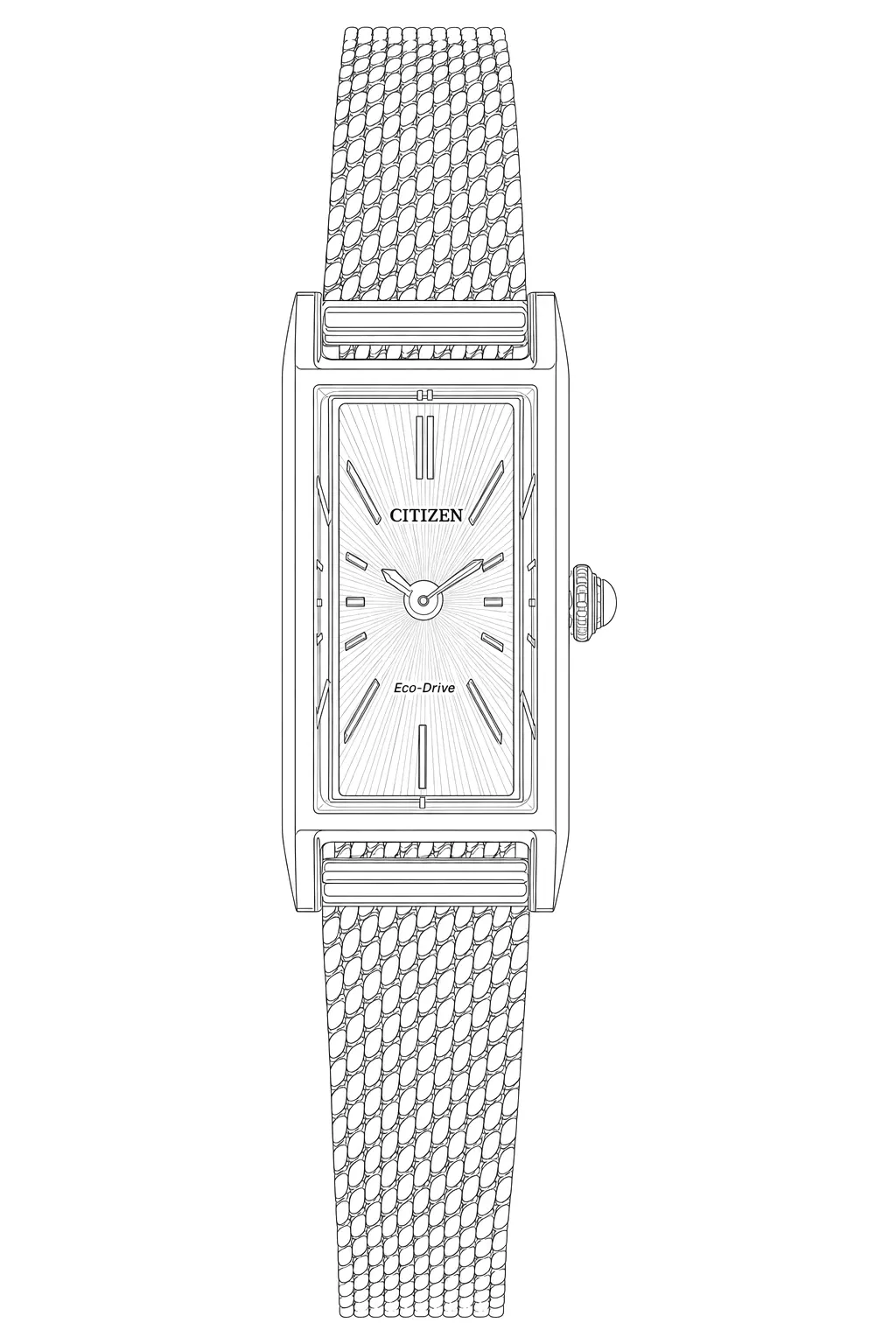 Watch technical diagram