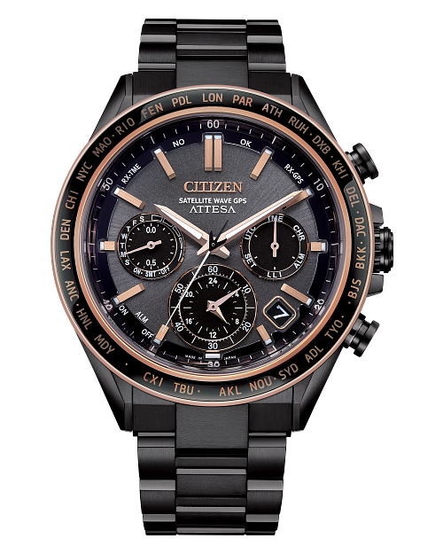 ATTESA Brown Dial Super Titanium with DLC Coating Bracelet ATTESA Brown Dial Super Titanium with DLC Coating Bracelet