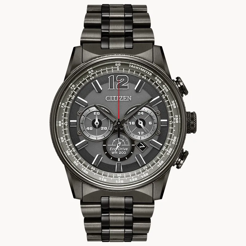 Stainless Steel Citizen Eco Nighthawk Citizen Eco-Drive Nighthawk