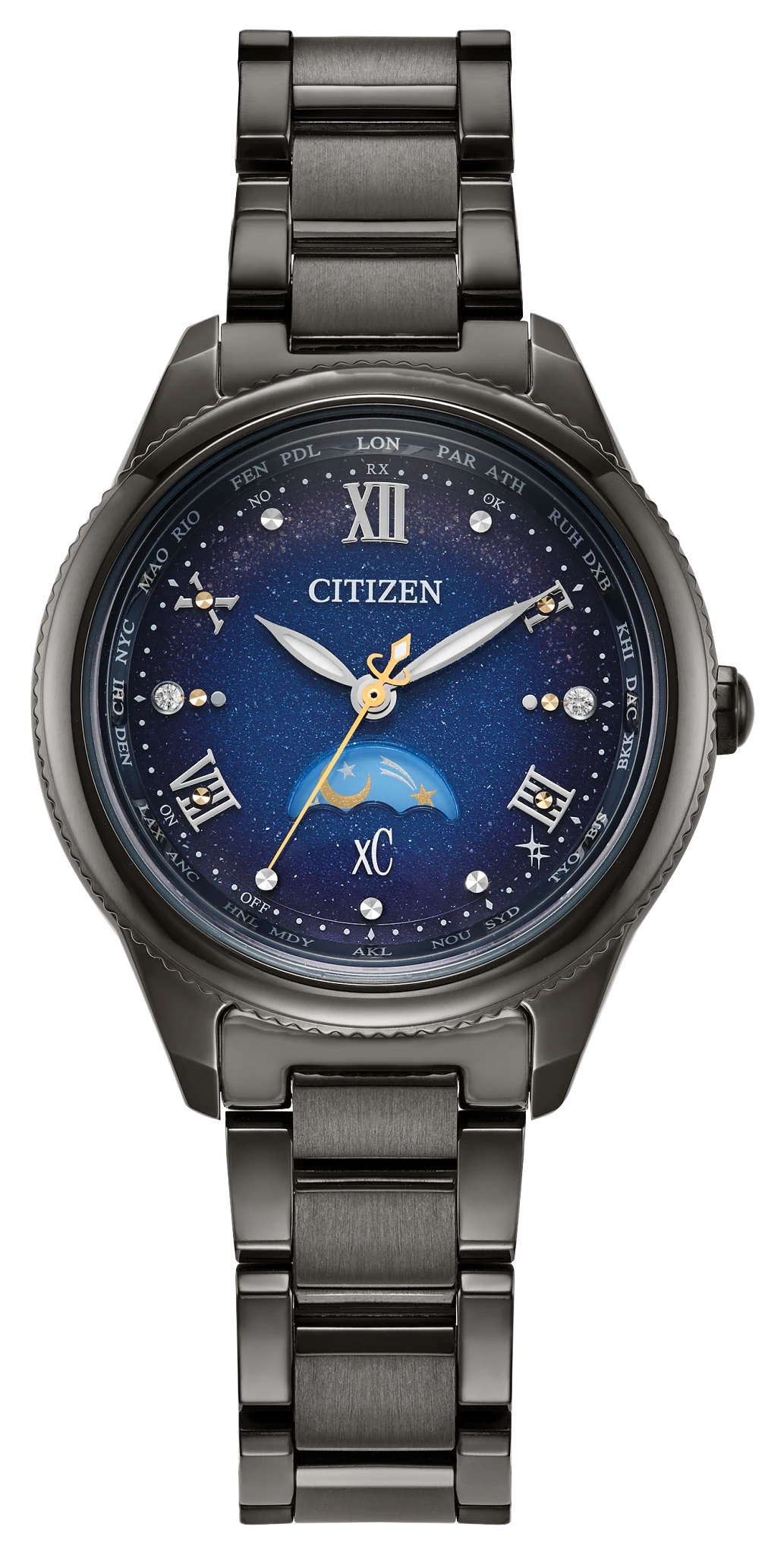 Citizen xC Navy Dial Super Titanium Bracelet EE1007-75L | CITIZEN