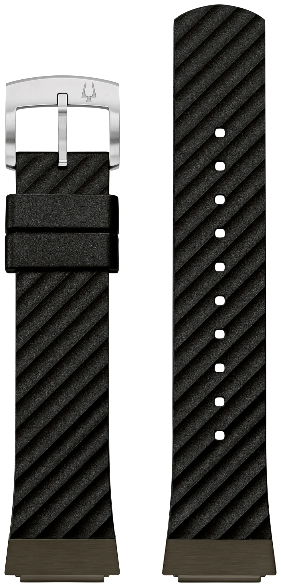 Black Silicone Strap