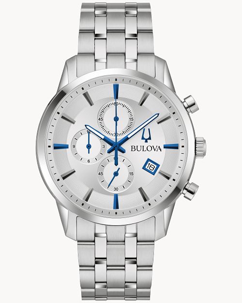 Stainless Steel Bracelet Men's Bulova Sutton Watch Bulova