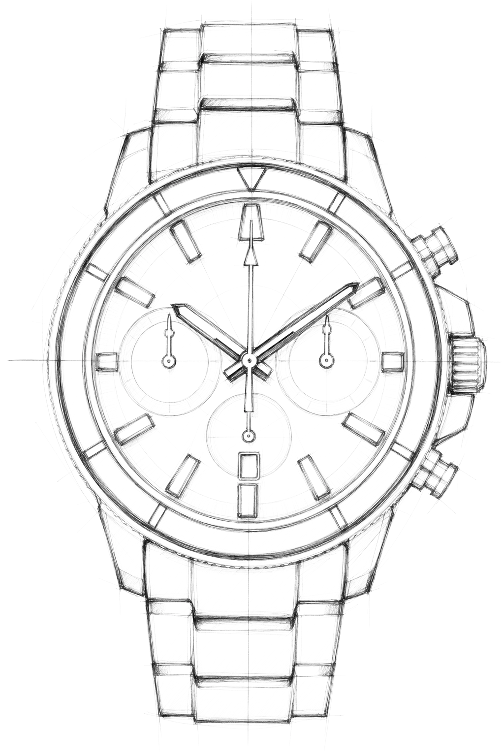 Watch technical diagram