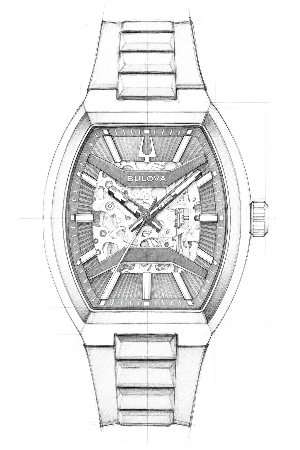 Watch technical diagram