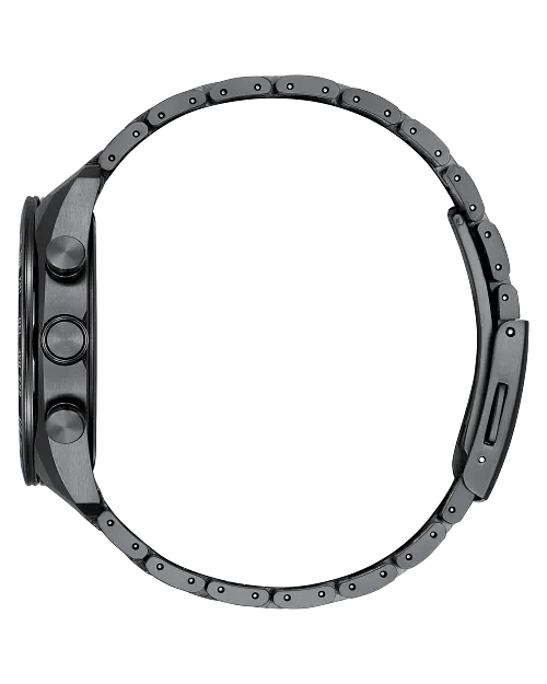 ATTESA Black Dial Super Titanium with DLC Coating Bracelet AT8287 ATTESA Black Dial Super Titanium with DLC Coating Bracelet AT8287