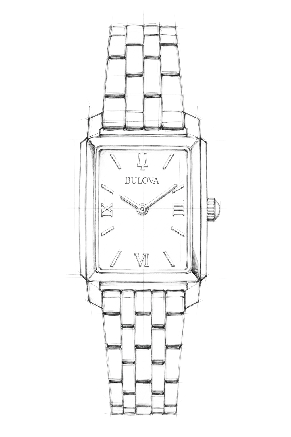Watch technical diagram