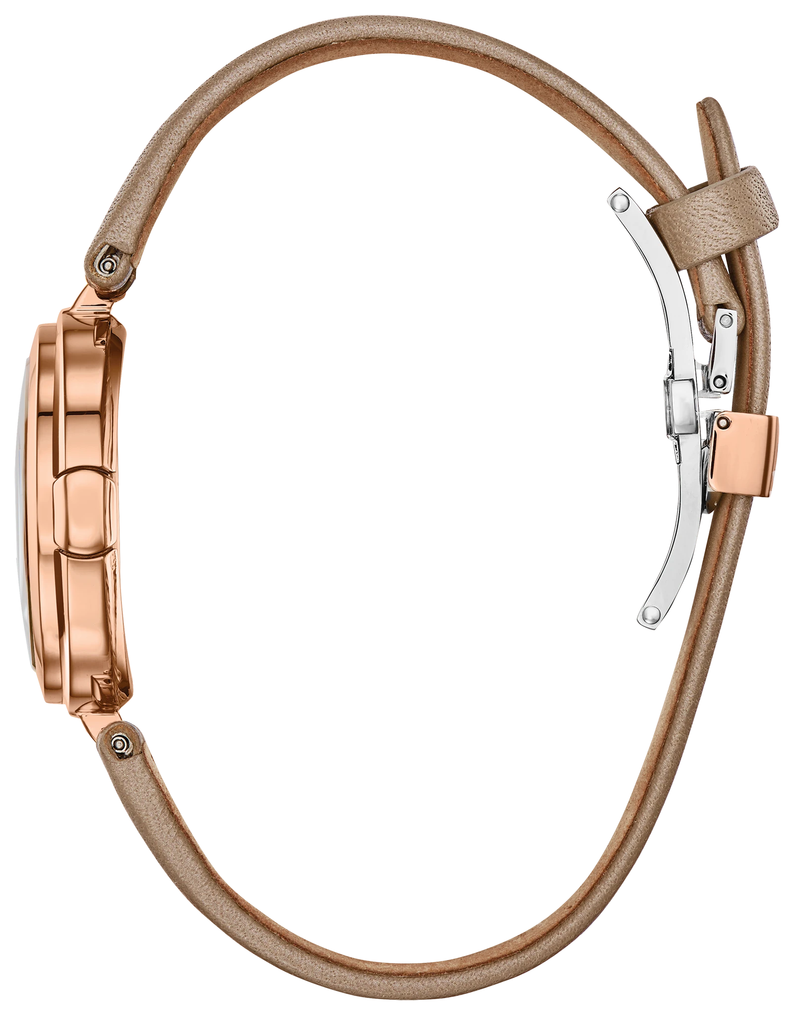 Citizen Capella Ladies Eco-Drive Pink Gold Taupe Dial Watch | CITIZEN
