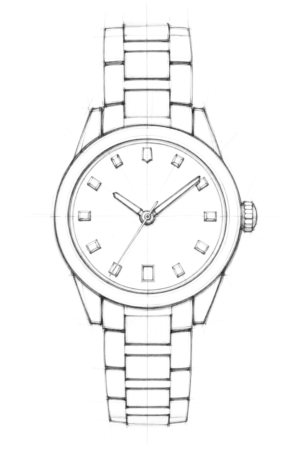 Watch technical diagram