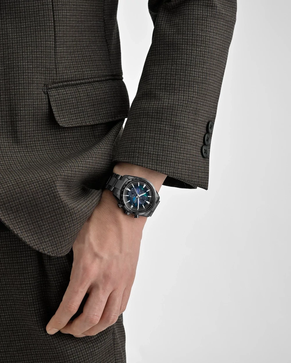 ATTESA Multiple Dial Super Titanium with DLC Coating Bracelet