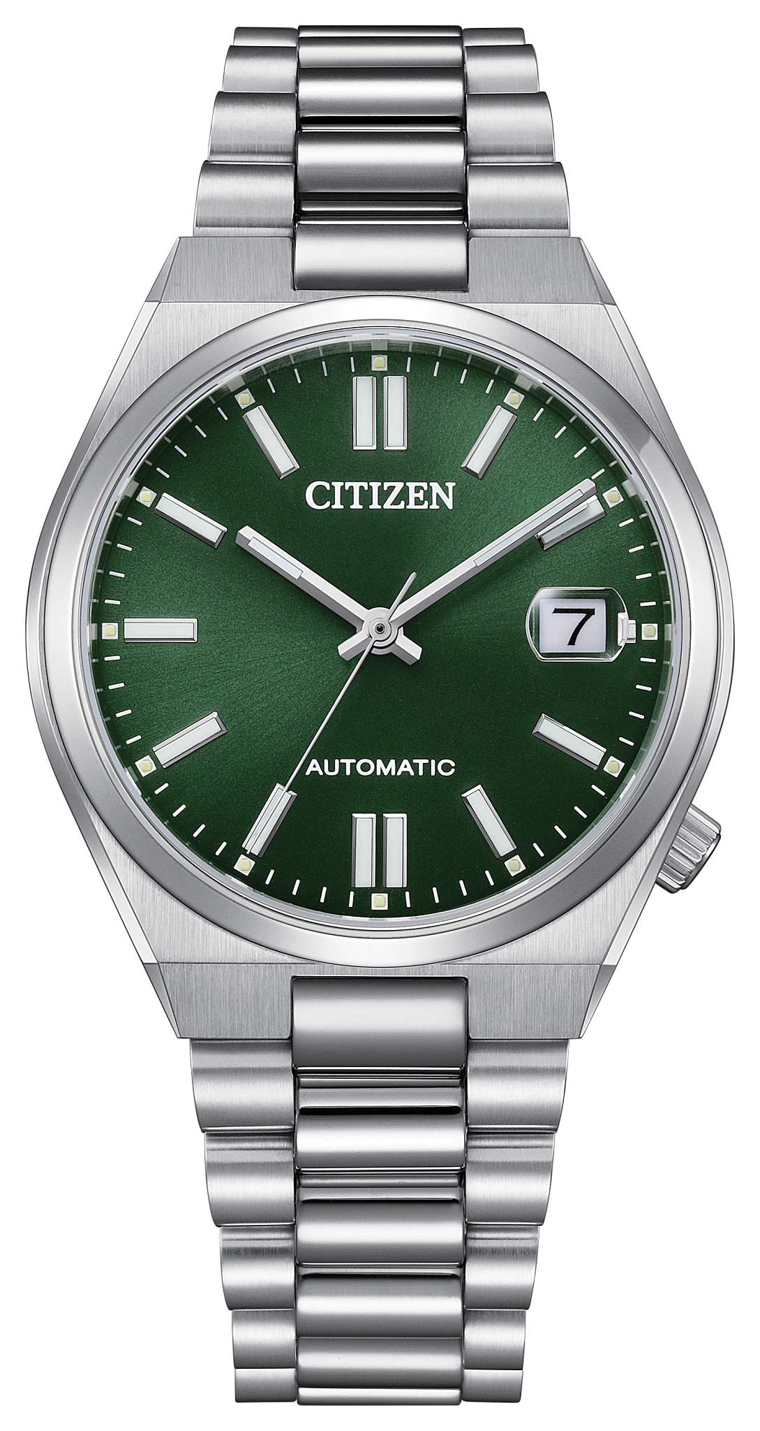 au maison TSUYOSA 37mm Green Dial Stainless Steel Bracelet NJ0200-50X