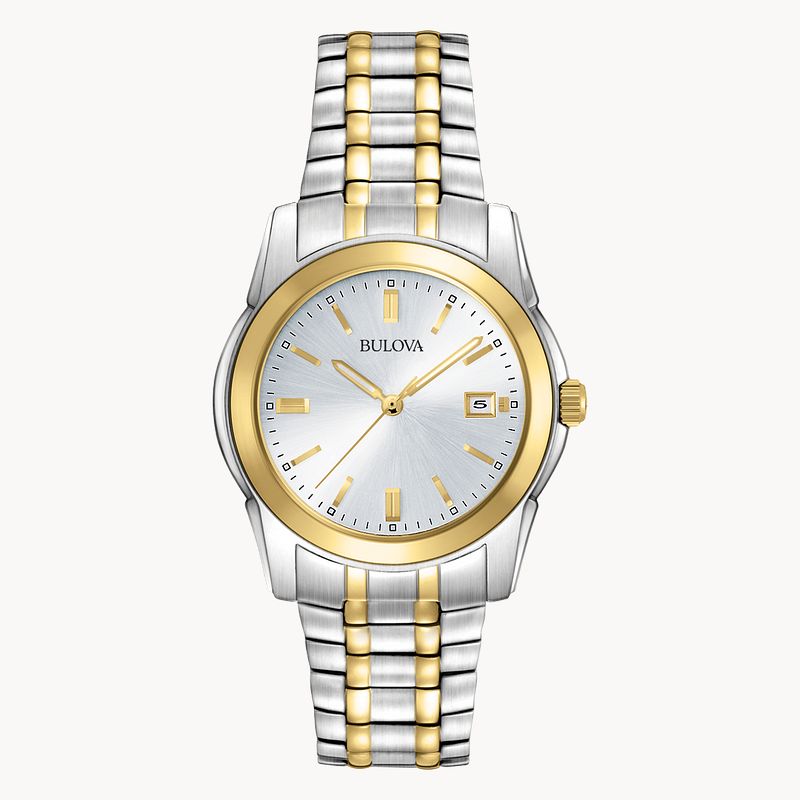 Bulova silver 2025 and gold watch