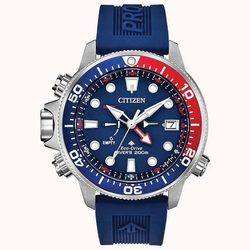 Citizen Promaster Aqualand Eco-Drive Blue Dial Watch CITIZEN