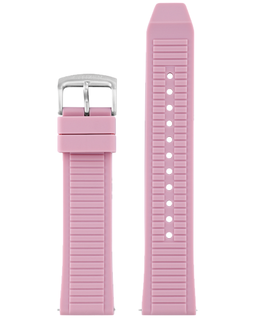 Pink Silicone Strap (22mm) image number 0