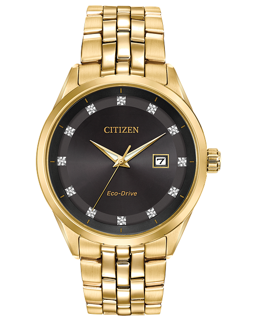 Corso - Men's Eco-Drive BM7252-51G Steel Black Dial Watch | CITIZEN