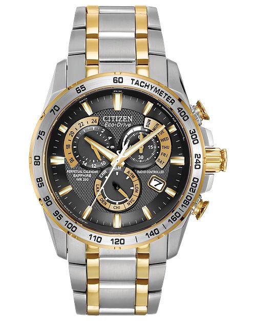 Men's Citizen Eco-Drive® Limited Edition Chrono Time A-T Rose-Tone ...