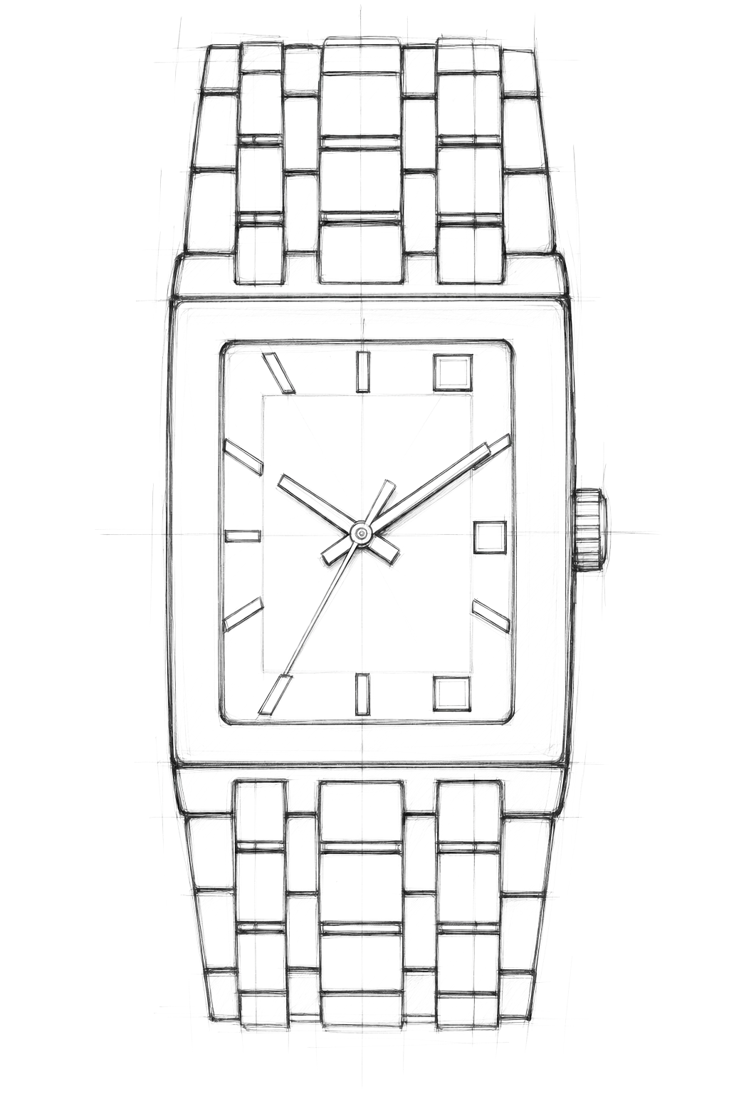 Watch technical diagram