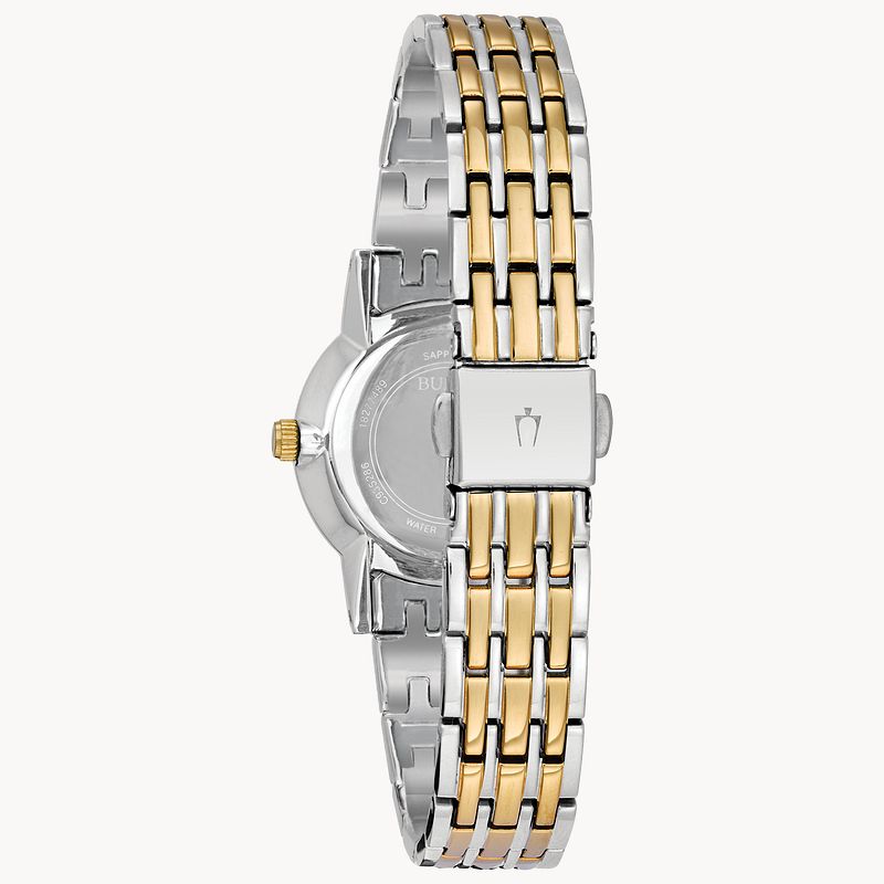 Bulova Classic Women s Gold Diamond Stainless Steel Watch Bulova