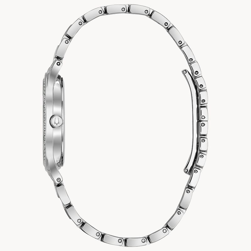 Bulova Phantom Women s Crystal White Dial Watch Bulova