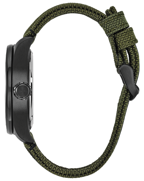 Chandler Men s Eco Drive BU2055 16E Dark Green Strap Watch CITIZEN