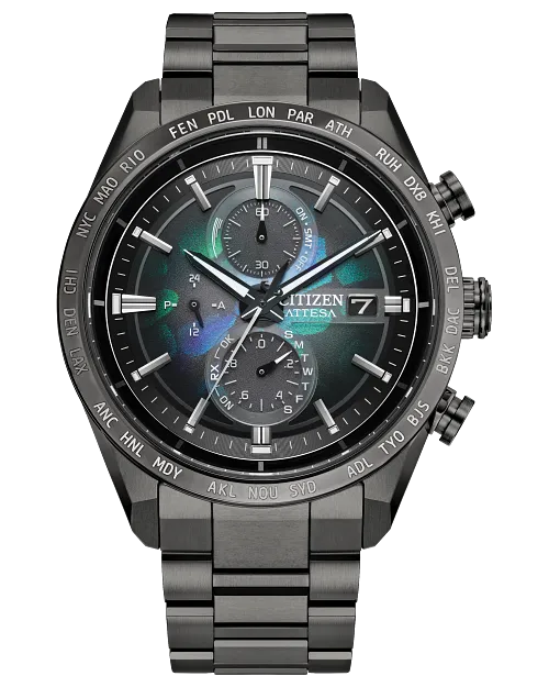 ATTESA Multiple Dial Super Titanium with DLC Coating Bracelet ATTESA Multiple Dial Super Titanium with DLC Coating Bracelet