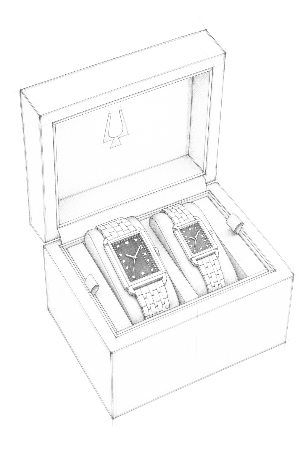 Watch technical diagram