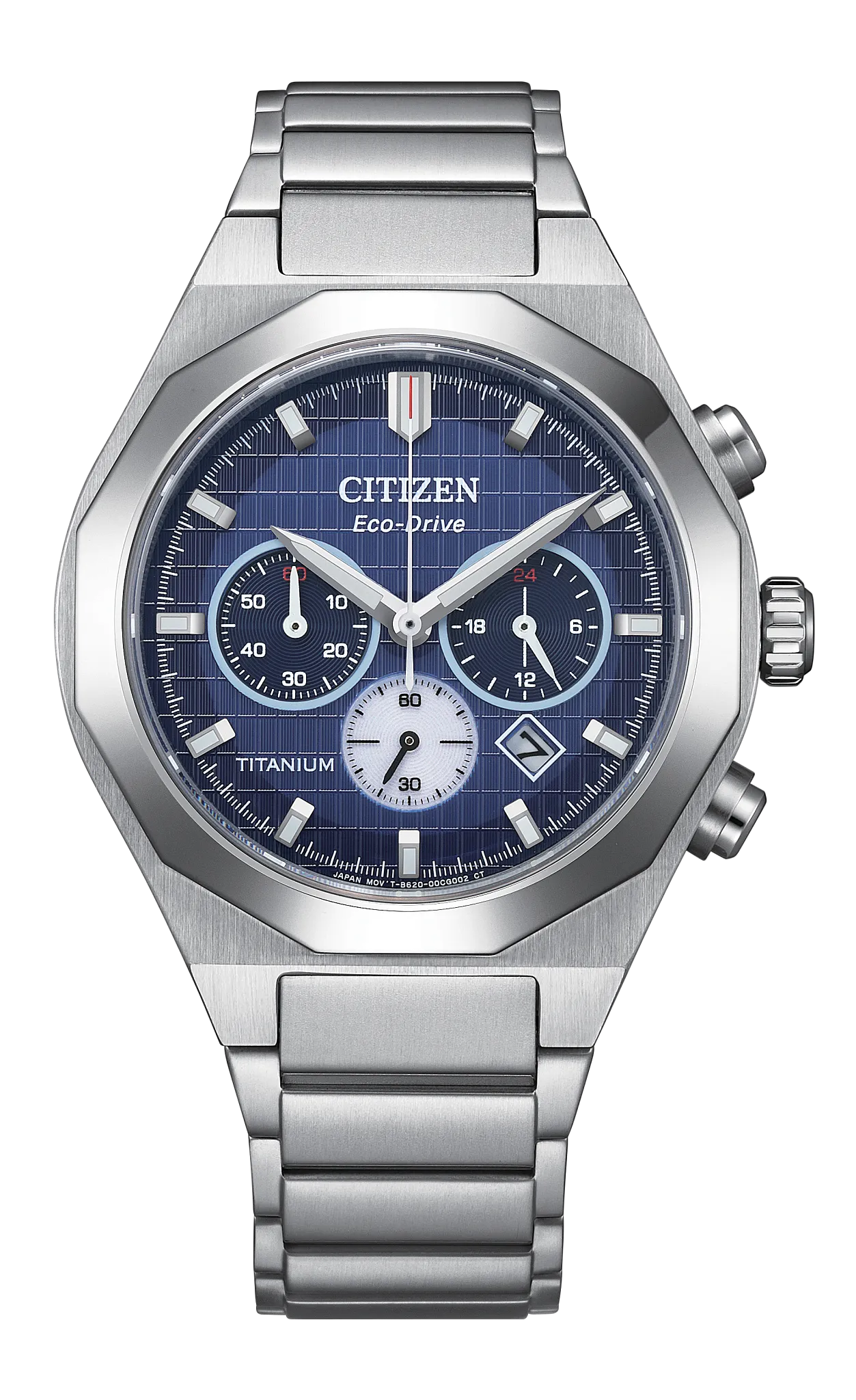 au maison Zenshin Senkei Blue Dial Super Titanium Bracelet CA4691-59L
