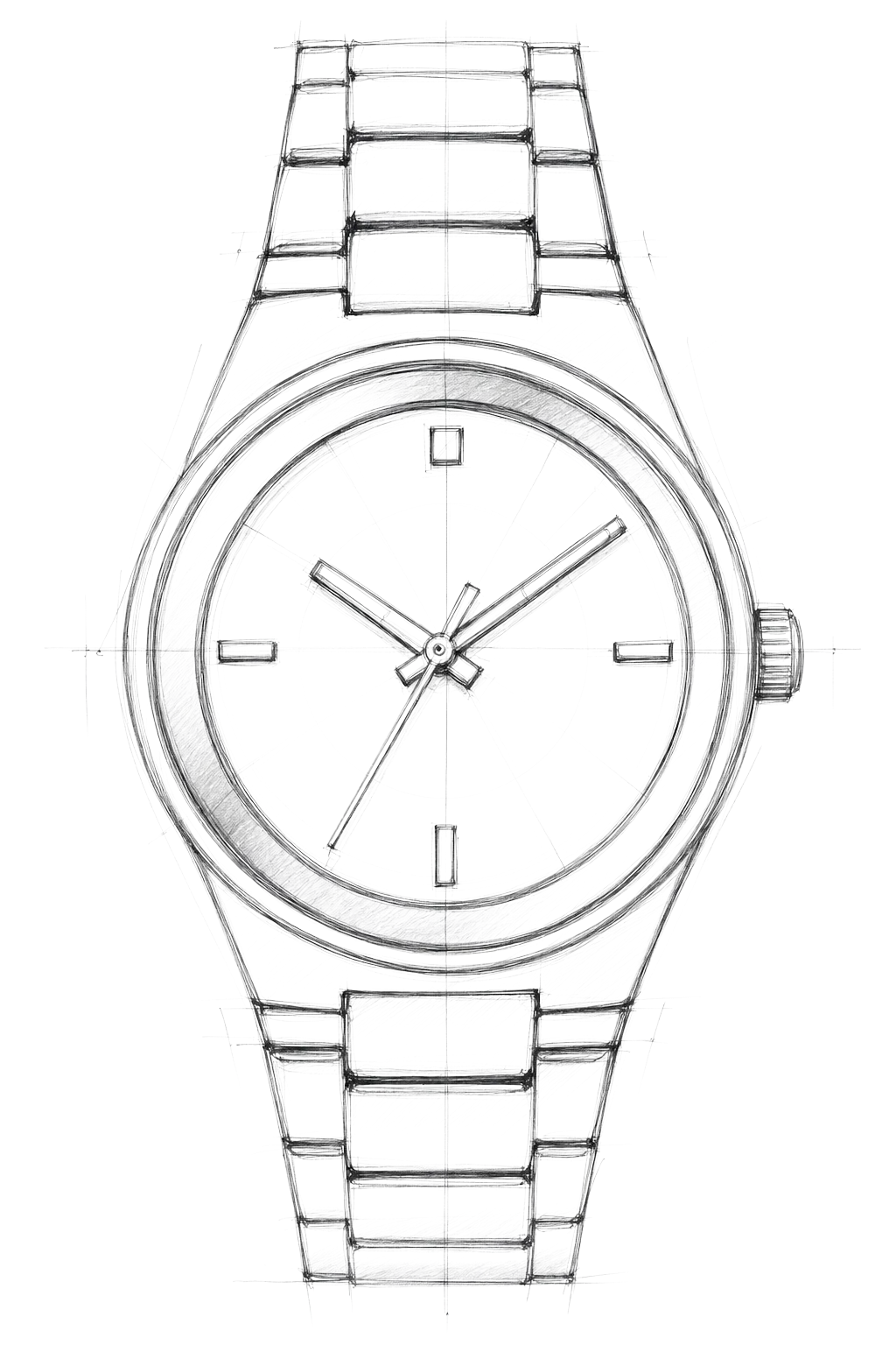 Watch technical diagram