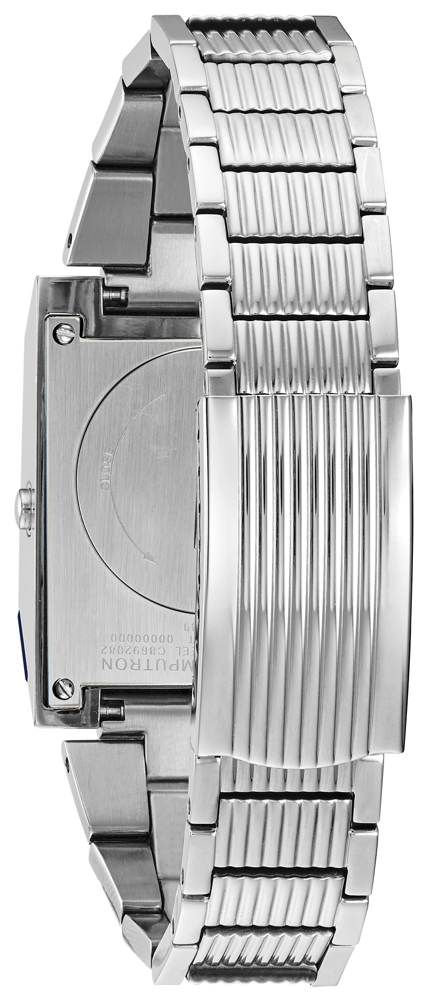 Bulova Computron Silver Blue Dial Archive Series Watch | Bulova