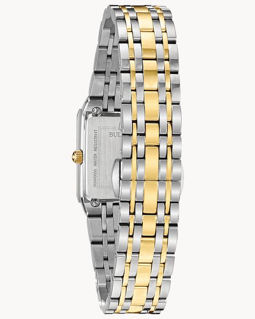 Bulova 2 tone women's watch best sale