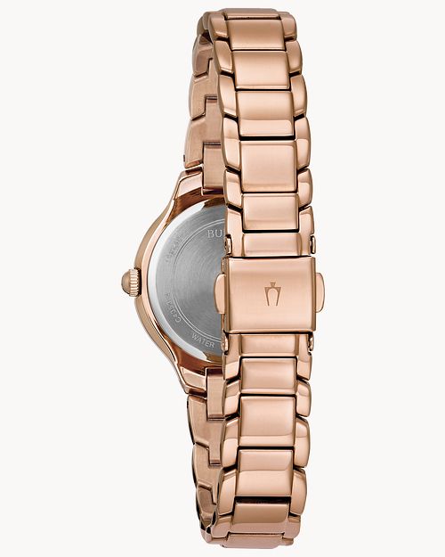 Bulova Classic Women s Rose Gold Stainless Steel Classic Watch