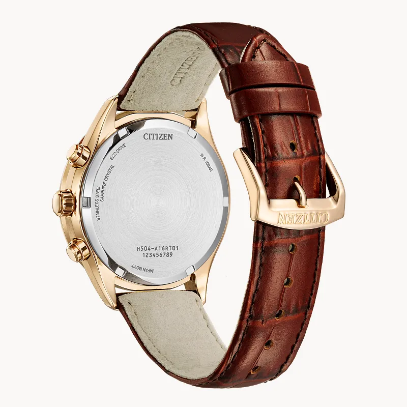 Classic Brown Dial Leather Bracelet AT2573-07X | CITIZEN Classic Brown Dial Leather Bracelet AT2573-07X | CITIZEN
