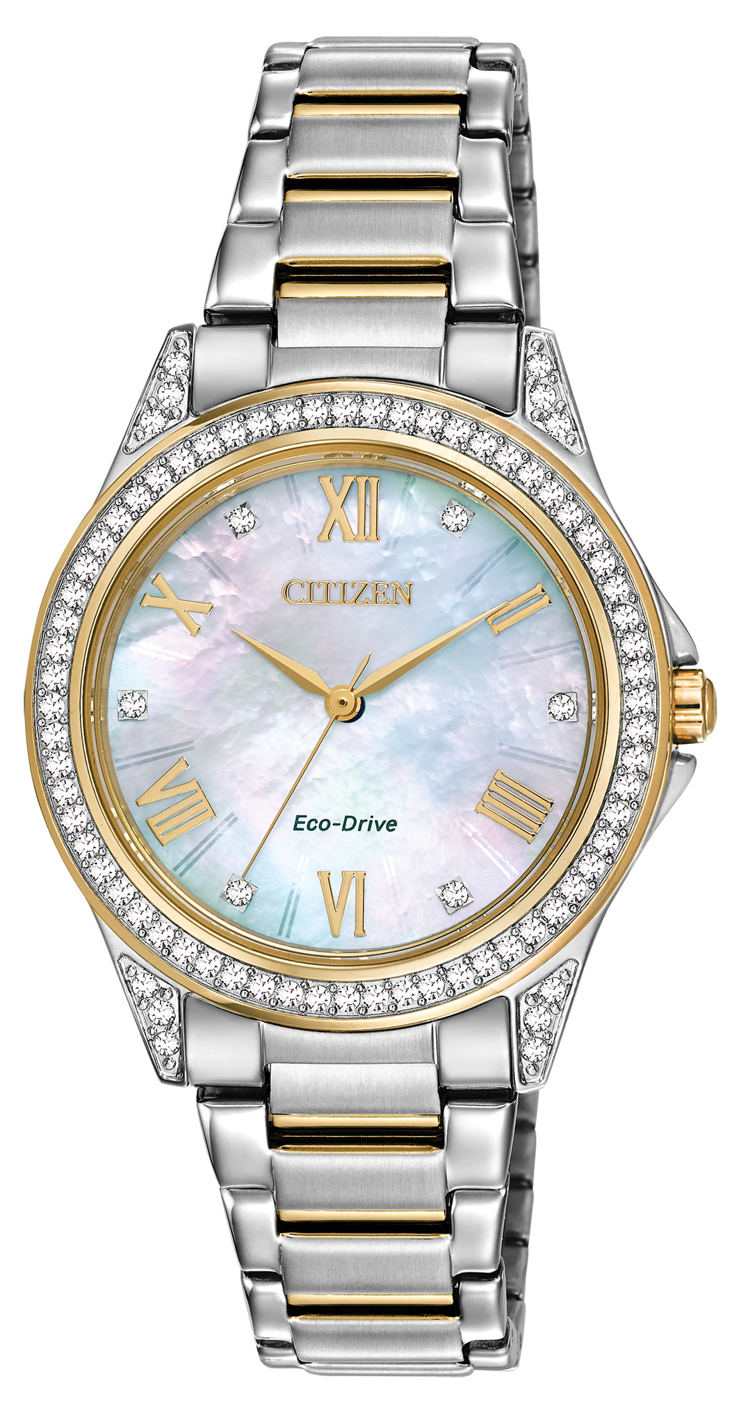 citizen eco drive womens watch with diamonds