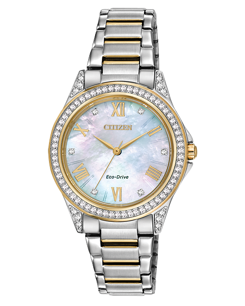 Eco-Drive - CITIZEN Steel Mother-of-Pearl Dial Ladies | Watch POV