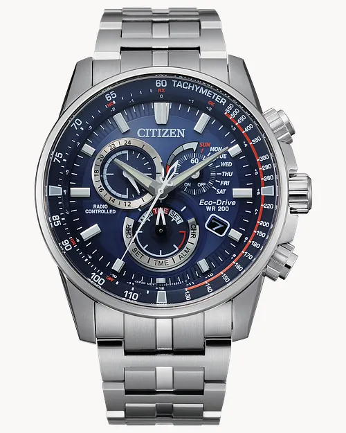 PCAT Blue Dial Stainless Steel Bracelet CB5880-54L | CITIZEN PCAT Blue Dial Stainless Steel Bracelet CB5880-54L | CITIZEN