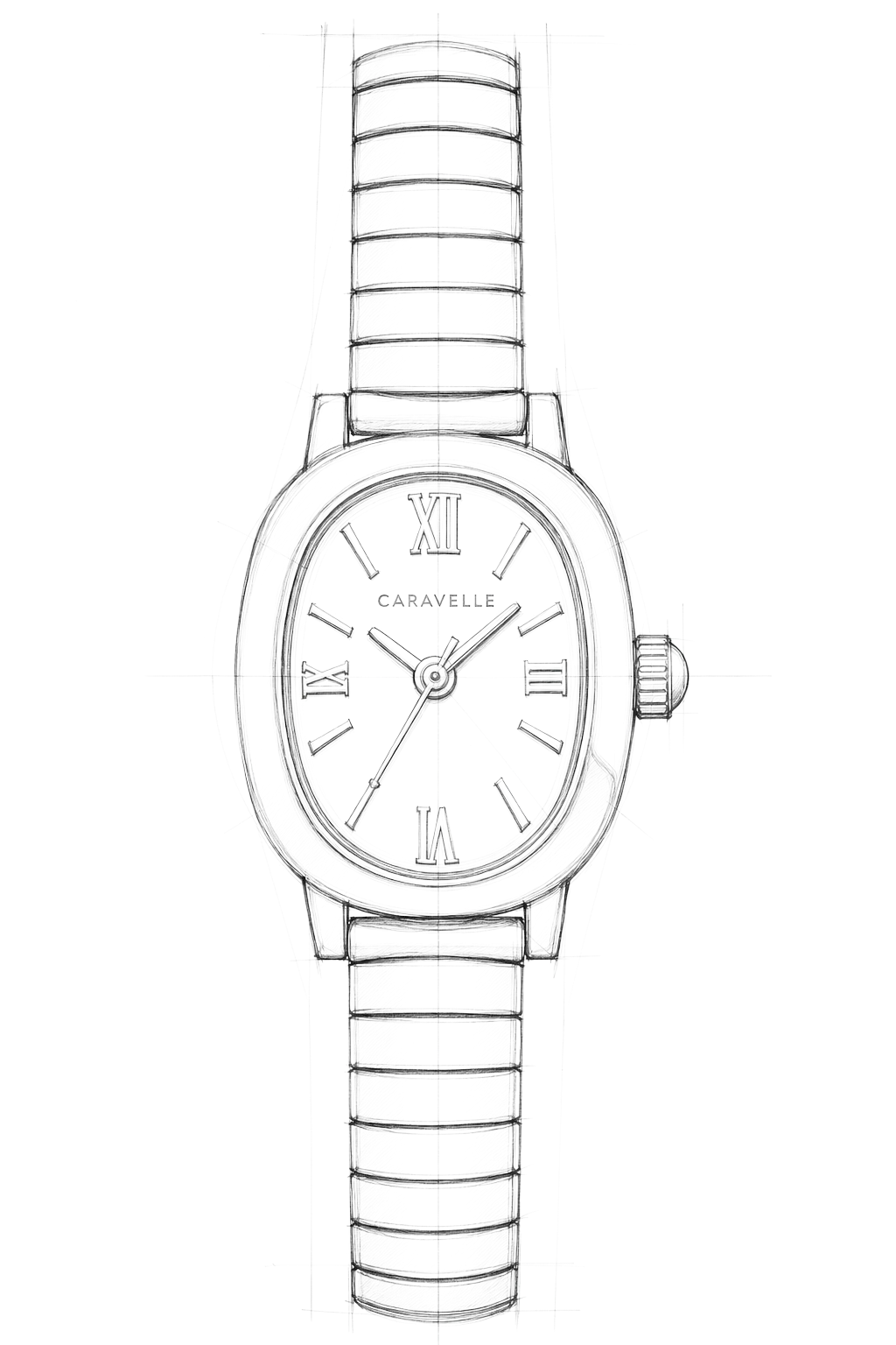 Watch technical diagram