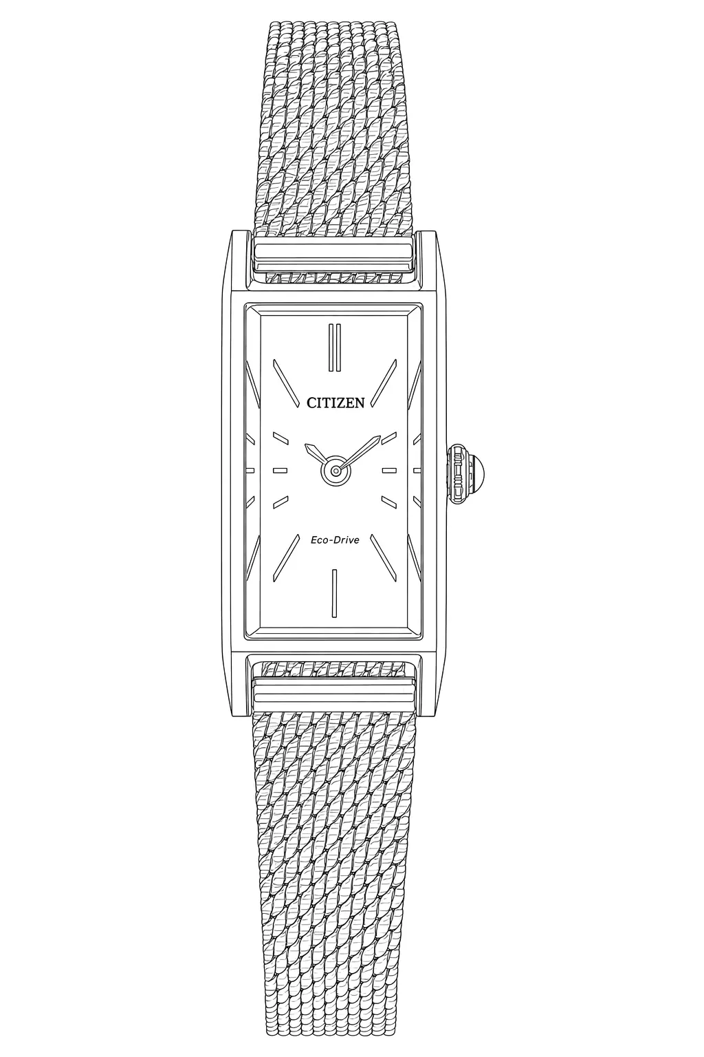 Watch technical diagram