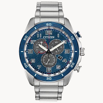 Citizen eco drive blue dial chronograph online