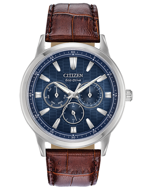 Corso Men s Eco Drive BU2070 12L Leather Strap Watch CITIZEN